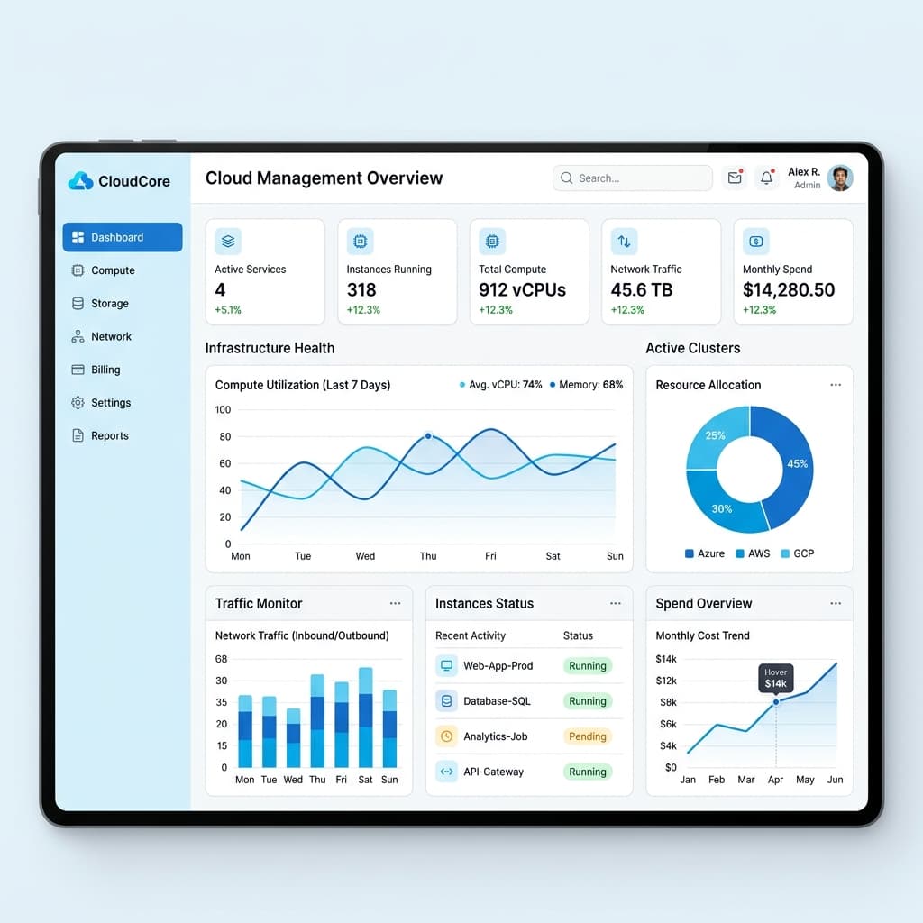 Management Dashboard Preview
